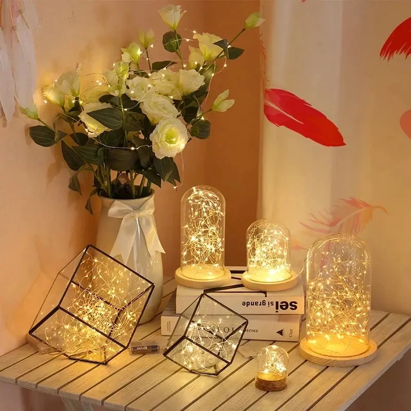 【Ready Stock】Lampu LED Kawat 2Meter / 1Meter Lampu Tumblr with 3 Baterai / Lampu Kelap Kedip Hias Kawat Bobo Balon / Kualitas Tinggi Fairy Light Led Murah 7