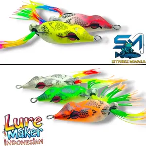 SOFT FROG SKIRT BERDIRI INTAN LURE