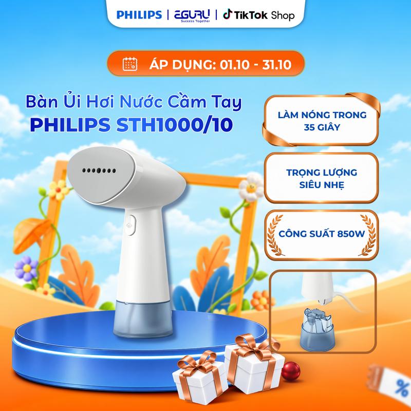 . Bàn ủi hơi nước cầm tay Philips STH1000/10 | Nhỏ gọn với ngăn chứa nước 85ml có thể tháo rời