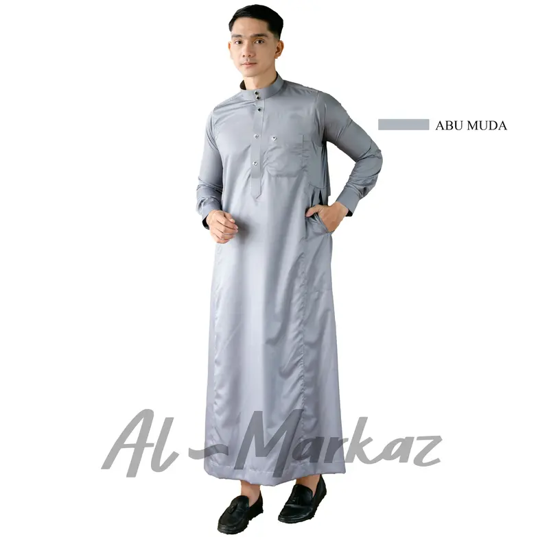 Jubah Pria Muslim Gamis Slimfit "GULAM" Panjang Dewasa 3