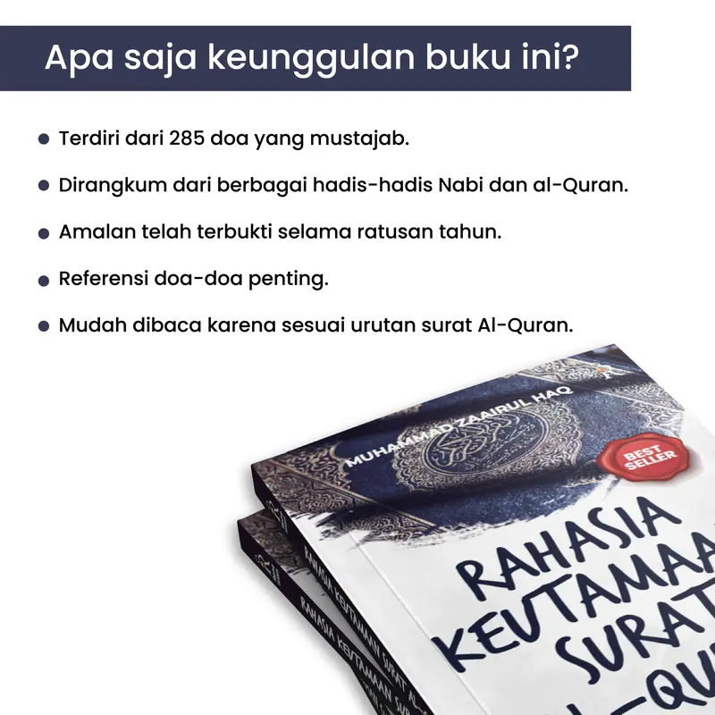 Rene Islam Buku Agama Rahasia Keutamaan Surat al-Quran - Soft Cover karya Muhammad Zaairul Haq 4