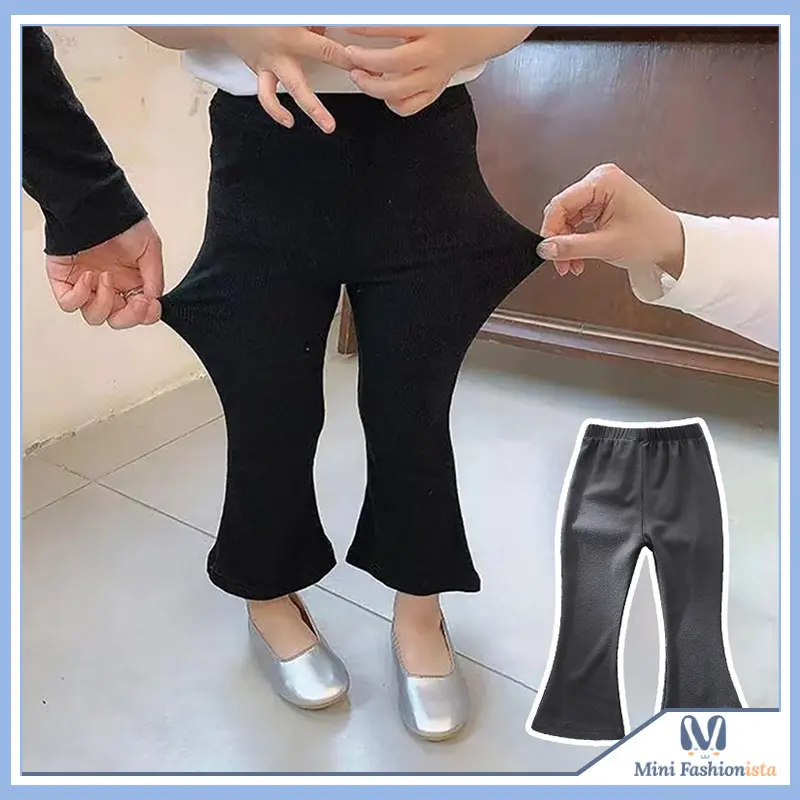 celana cutbray anak  Import cutbray anak scuba Celana Anak Perempuan 0-6 Tahun Hitam Elastis, Nyaman dan Modis Anak-Anak Bayi