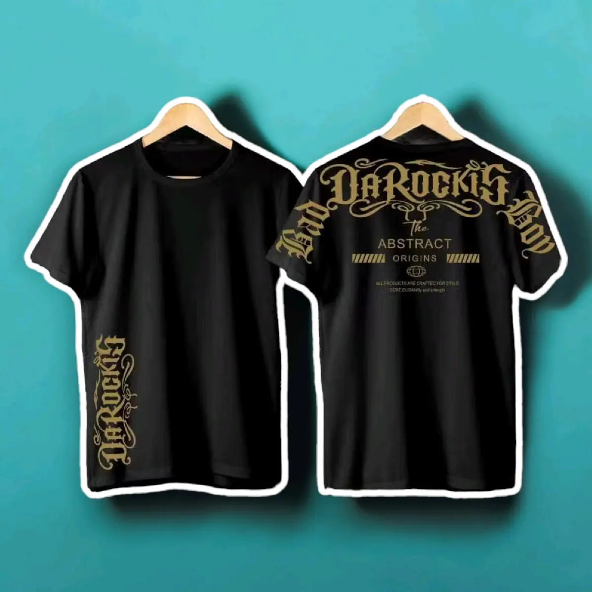 Kaos Distro Lengan pendek Pria dan wanita Motif sablon Rock Cod Flash sale Katun combed Lokal Lembut