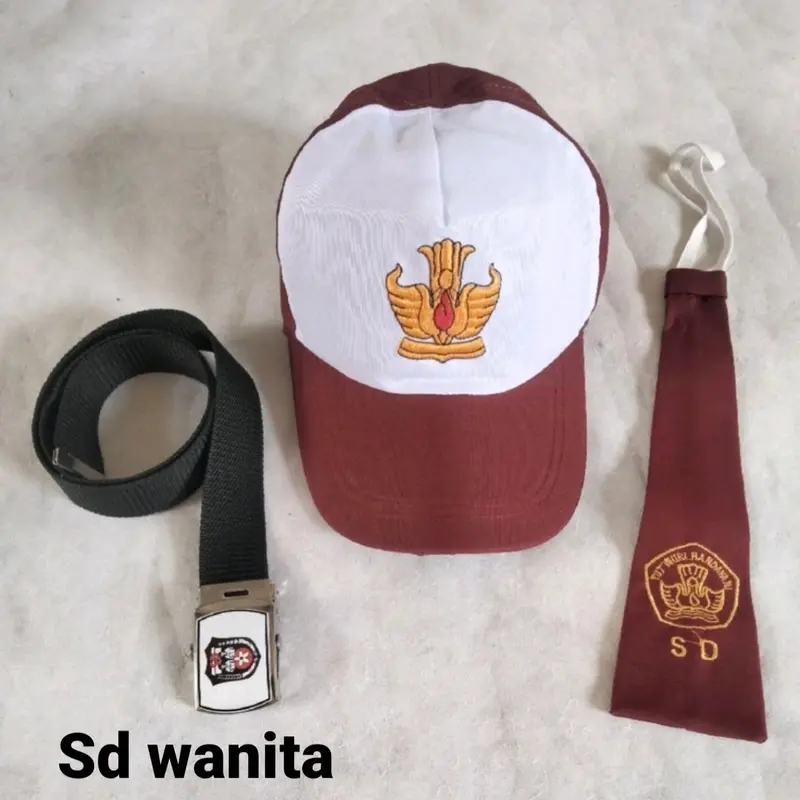 perlengkapan sekolah sd smp sma pramuka.topi dasi dan sabuk 7