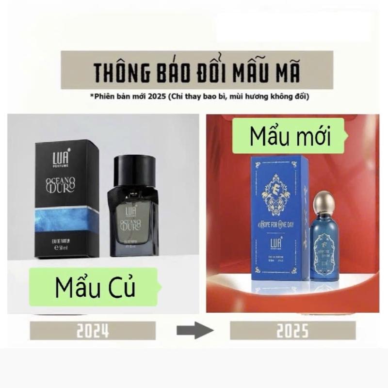   mẫu mới ra  Nước Hoa Nam LUA - Ocean Duro mẫu cũ - hope for one day mẫu mới 50ml chính hãng phương hhl 