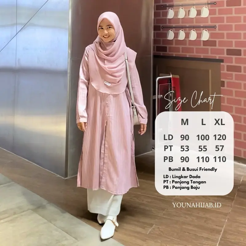 JEMA TUNIK LADY CRUSH / TUNIK BASIC BY YOUNAHIIJAB (LIMITED) Atasan Muslim 0