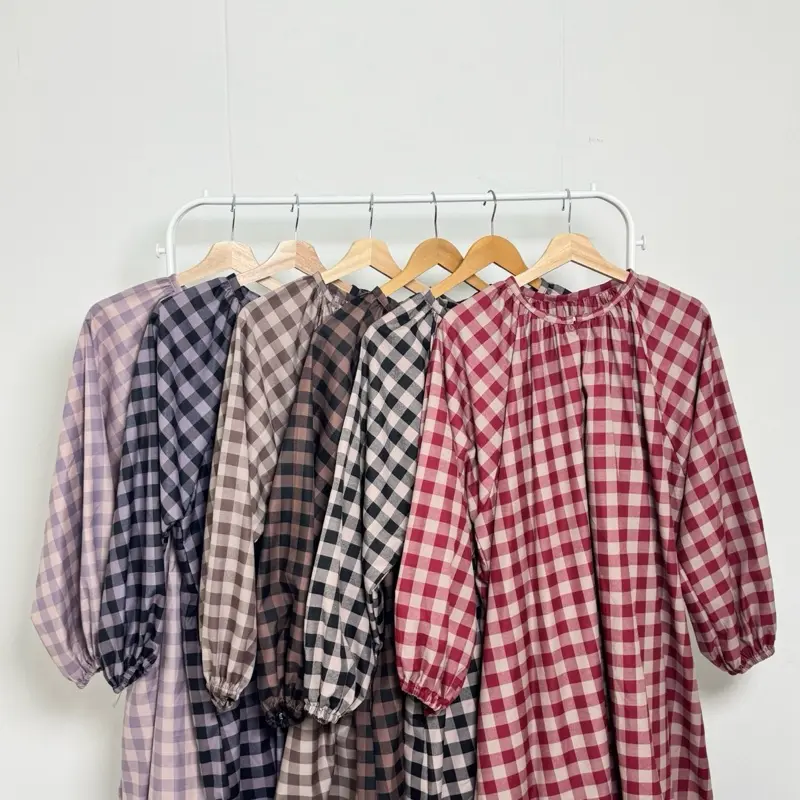 NEW ARRIVAL DALILAH CHECKERED DRESS