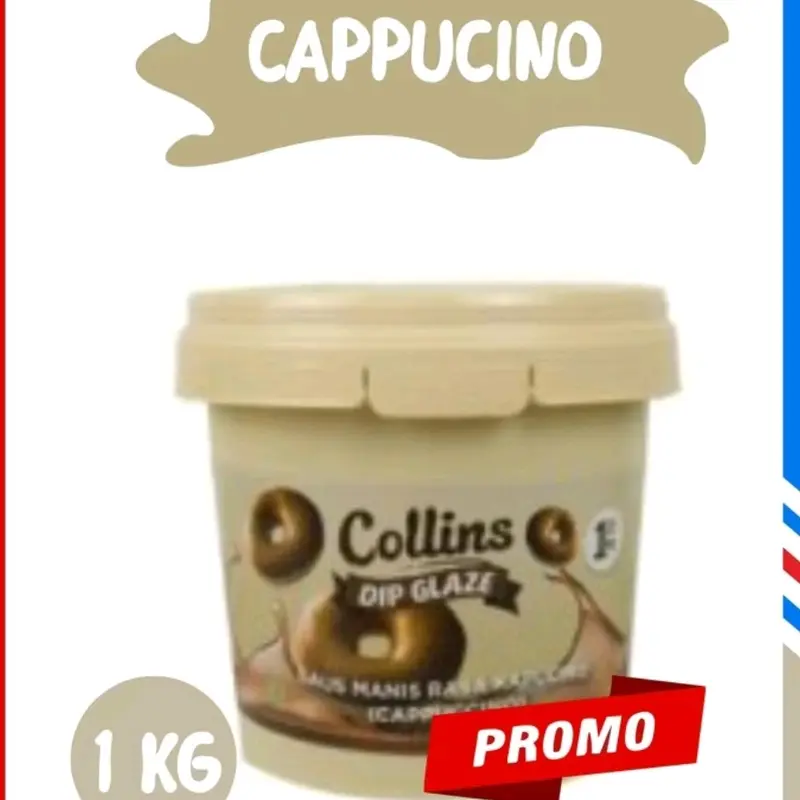 PALEMBANG - COLLINS DIPGLAZE 1 KG SEMUA RASA READY BANYAK Coklat Selai 5
