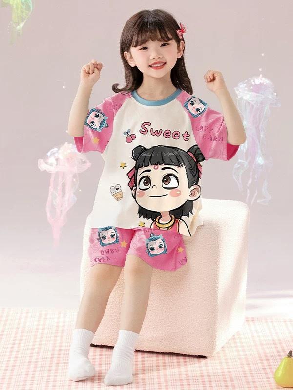 Product Introduction of Thời trang trẻ em, bộ quần áo hè cho bé 9-21kg mẫu Tam Thái Tử cute, dễ thương 33
