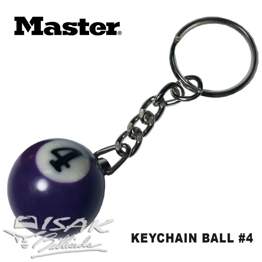 Billiard Keychain 4 ball - Gantungan konci bola biliar hadiah billiard bilyard