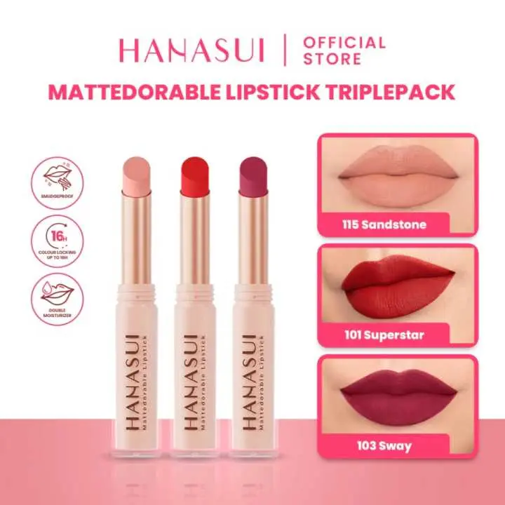 HANASUI MATTEDORABLE LIPSTICK 2