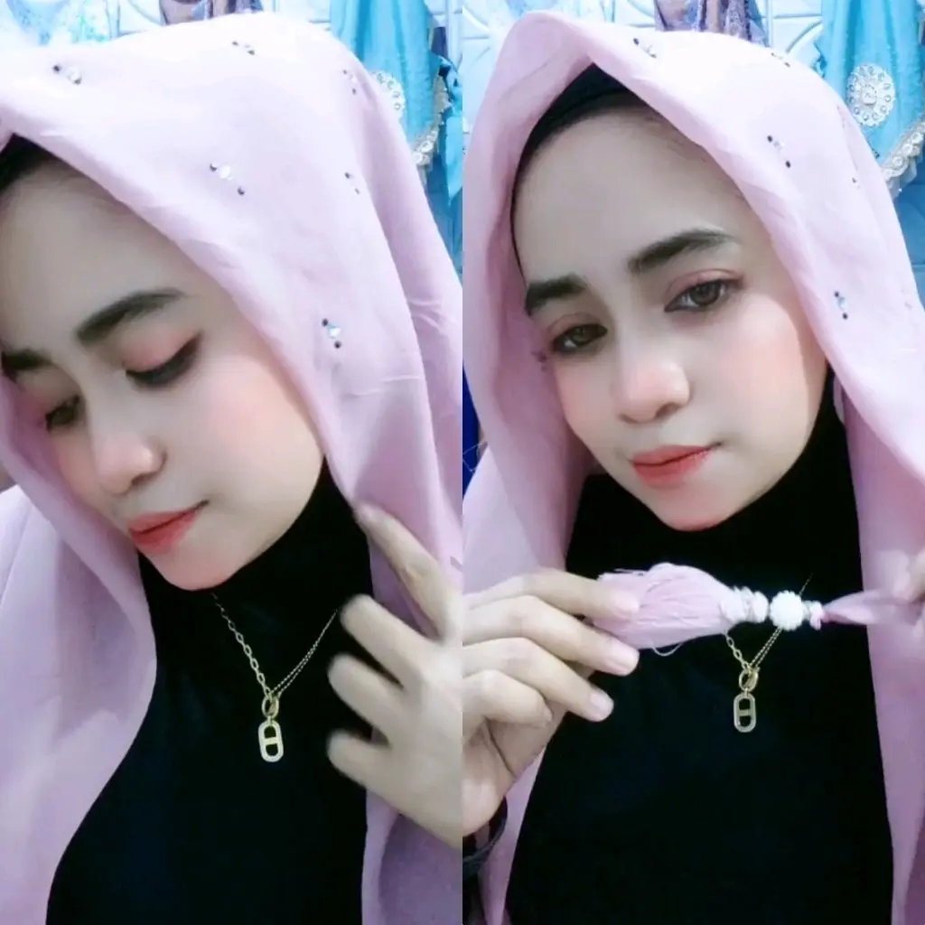 segiempat swaroski mickey jambul bahan paris Katun