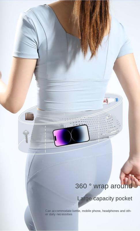 Product Introduction of Sports waist bag Women's Running phone bag gym bag high elastic close-fitting invisible outdoor multi-purpose durable package 3