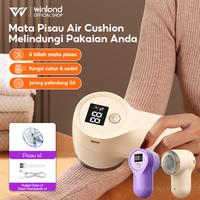 Gambar Winland Penghilang Bulu Baju Elektrik 2-in-1 Penyedot Pemangkas 6 Pisau Stainless Steel Layar Digital untuk Pembersihan Serat/Bulu Pakaian - Putih dari Winland Elektronik Kab. Tangerang 3 Tokopedia