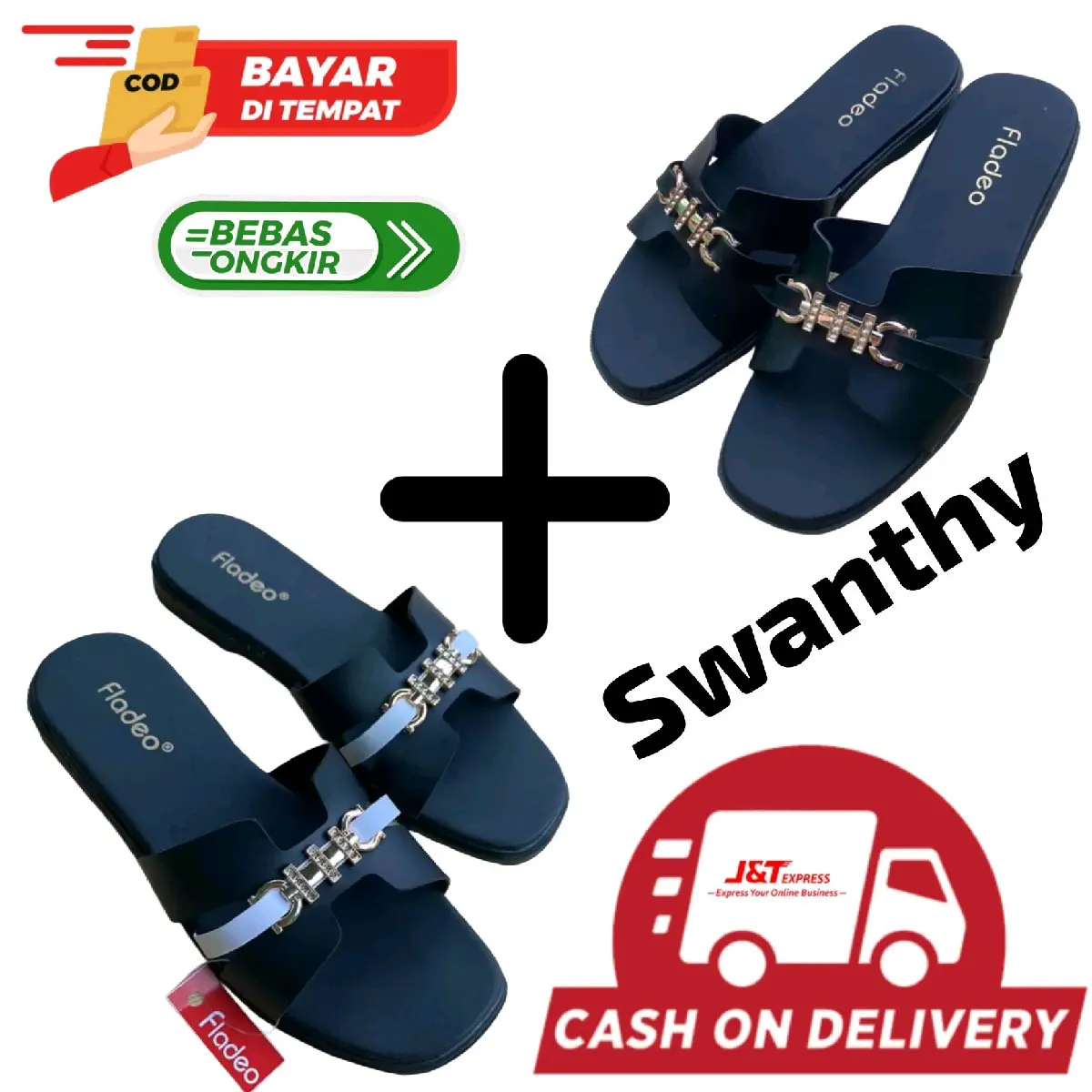 HEMAT BUY 1 GET 1 SANDAL GESPER WANITA TERBARU/ SAND WANITA TERLARIS Sendal Selop Cewek