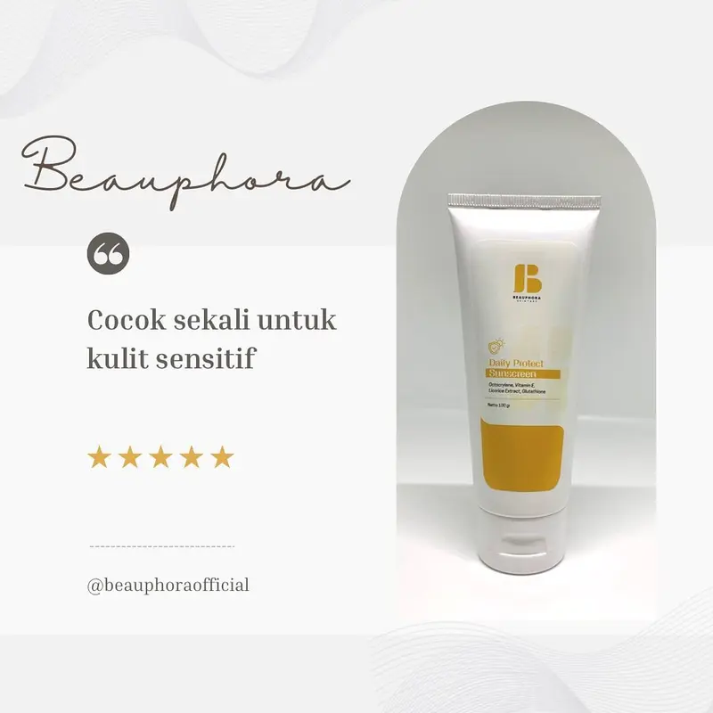 Beauphora Suncreen Daily Protect SPF30 PA+++ Sunblock 100gr 1