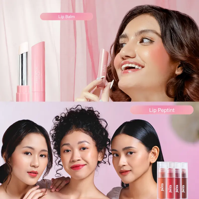 ⁠JIERA Natural Look Lip & Cheek Set - Hues of You Lip Balm + Lip peptint 0.2 Lily Pink | Colour Changing Lip Balm | 10.10 Big Sale 4