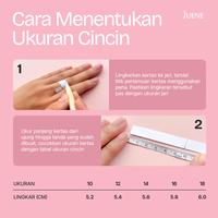 Gambar Liontin Emas 7K - Anne Gold Pendant - Lumina Collection - Juene Jewelry - White dari Juene Jewelry Kab. Bandung Barat 5 Tokopedia