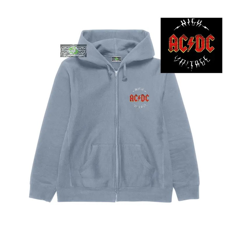 COD Jaket Anak Laki Perempuan Motif ACDC HITAM Usia 3 4 5 6 7 8 9 10 Tahun Premium Quality 3
