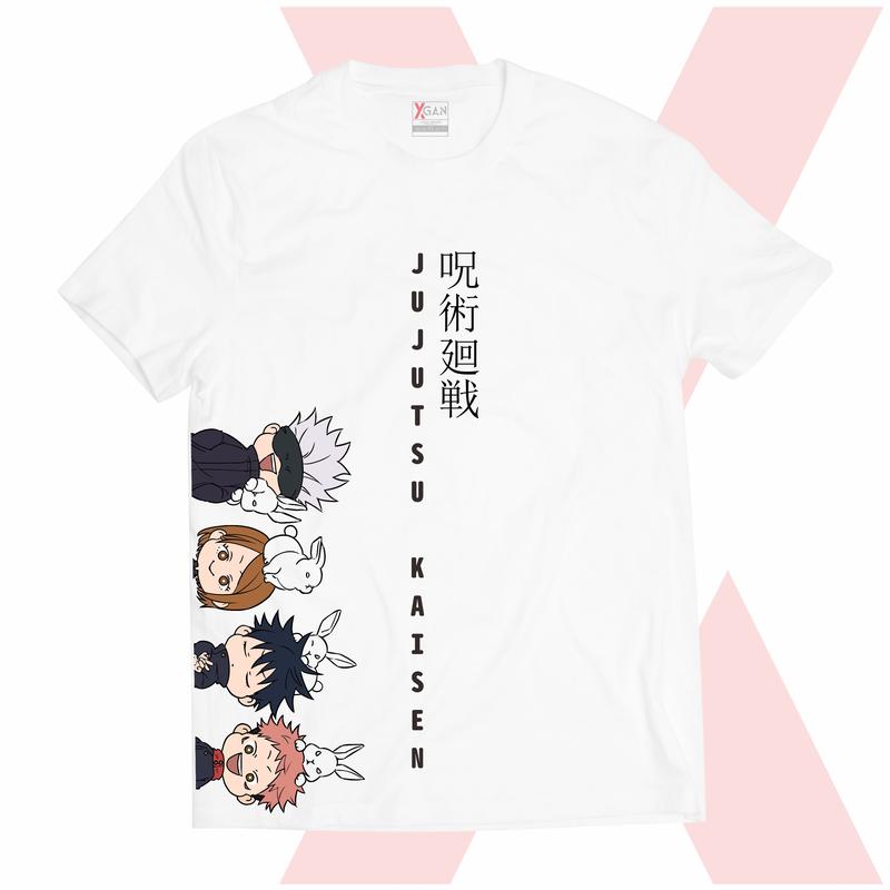 Product Introduction of XGAN Baju Jujutsu Kaisen Satoru Gojo JK08X Kaos Anime katun 24s Jepang T-Shirt Anime Manga Premium Combed Karet Lembut Sablon Soft Tebal Distro Pria Nyaman  Kain Oblong Tangan 18