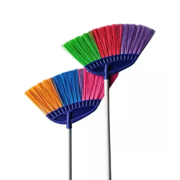 SAPU LANTAI SENAR / SAPU NYLON Gagang Kayu Plastik