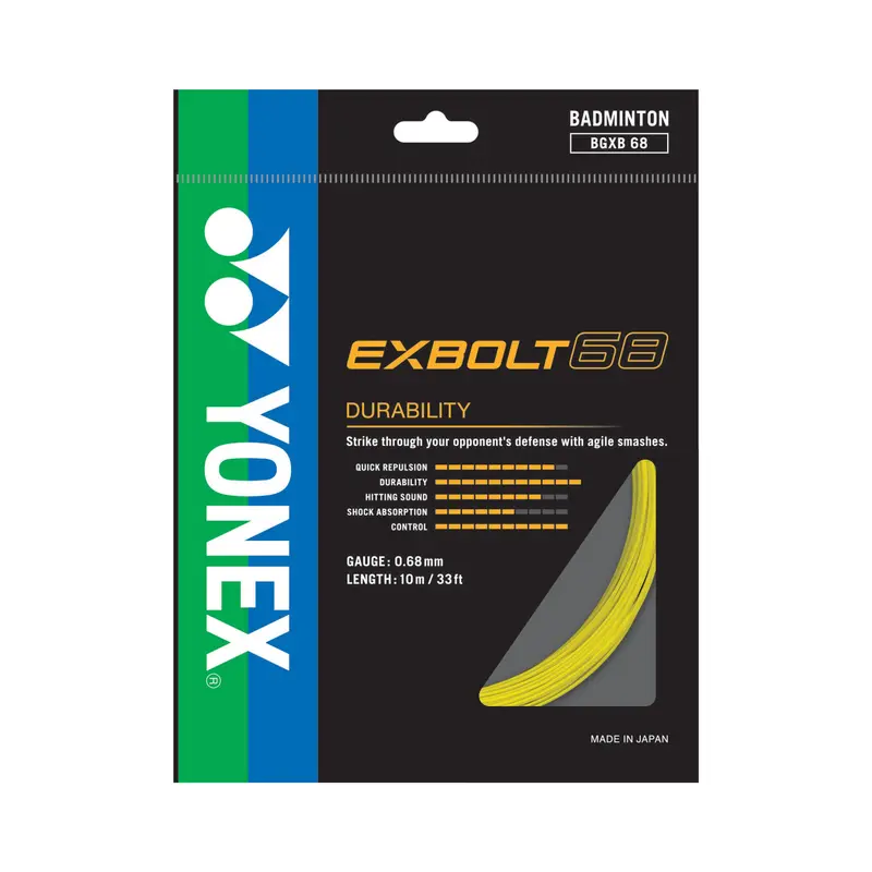 Yonex Badminton String EXBOLT 68 4