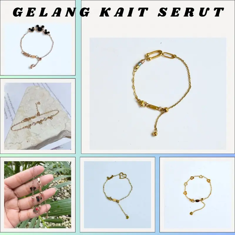 GELANG KAIT SERUT SEMUA MODEL PERHIASAN TITANIUM 0