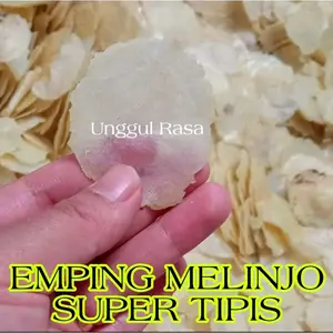 EMPING MELINJO MENTAH SETENGAH KERING KECIL SP 1 KG Food Snack Keripik Cemilan
