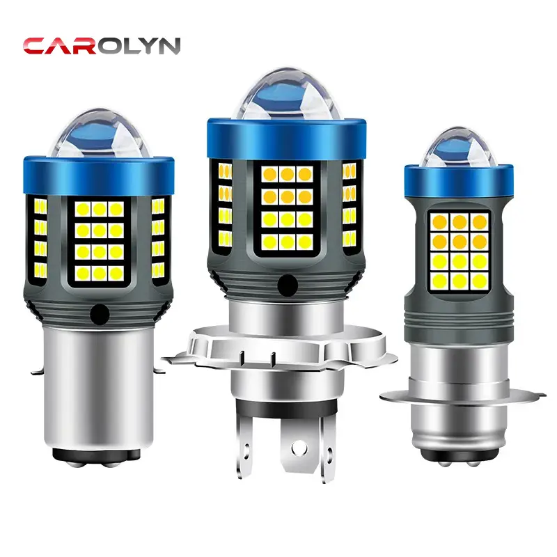 Motorcycle Headlight H4 BA20D(H6) P15D CSP 12V LED Moto High/Low Beam Led Bulbs 38000LM Super Bright Autobike Fog Lamp