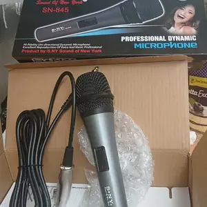 S. NY SOUND OF NEW YORK SN-845 MICROPHONE CABLE MIC KABEL KARAOKE