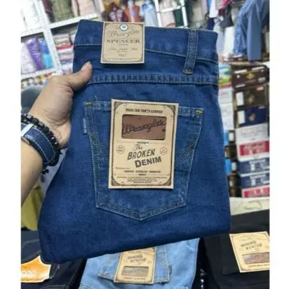 CELANA STANDAR COWOK WANGLER BANDUNG BAHAN TIDAK MELAR JEANS TANDAR REGULAR PRIA PREMIUM QUALITY 3