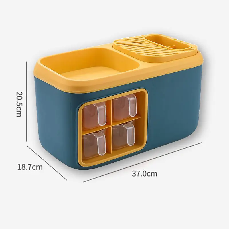 Rak Dapur Serbaguna Rak Penyimpanan Bumbu Dapur Multifungsi Kitchen Shelf 6 Laci Multifungsi 7