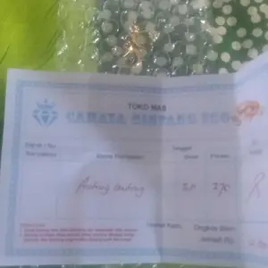 Anting anting 2 3.5grPerhiasan Wanita Remaja Dan Dewasa.Elegan Gold Costume Fashion. Earring