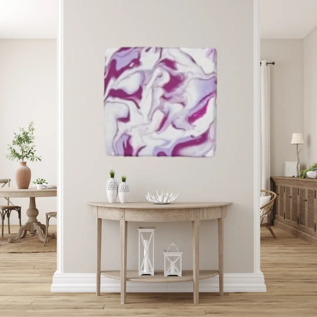 Maroon Swirls on White Essence
