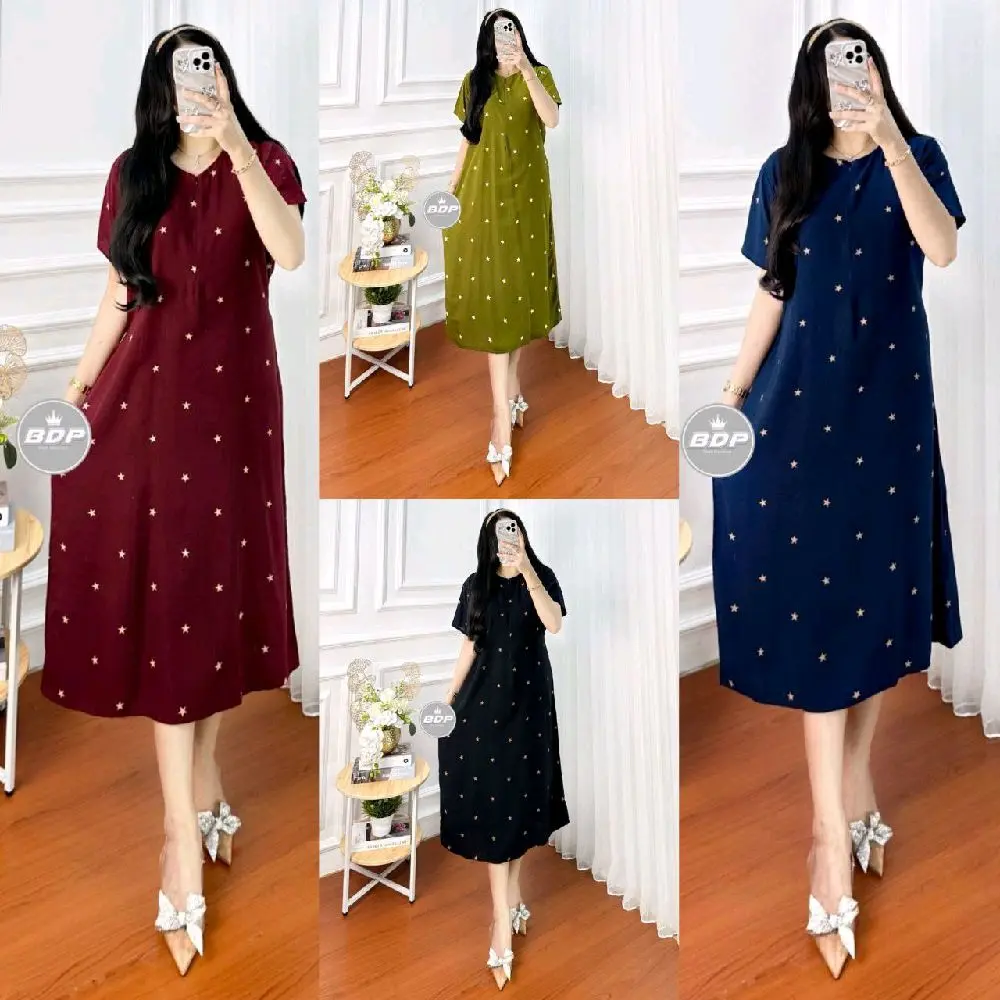 DASTER VIRAL Wanita Rayon Pendek Busui