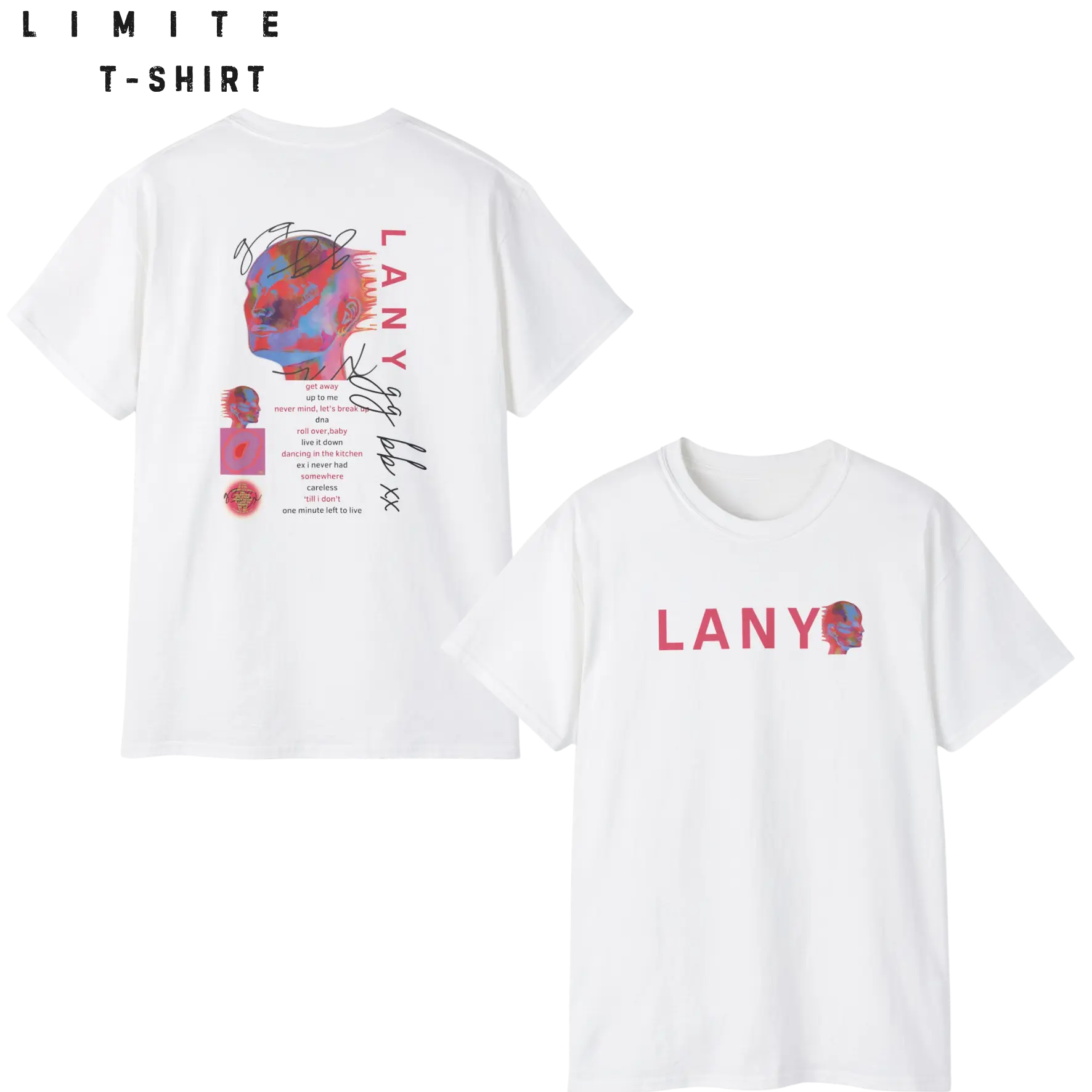 Kaos LANY gg bb xx Album Tshirt Cotton Combed24s Unisex Adem Nyaman Stylish Unik  Sablon Digital  Distro Katun
