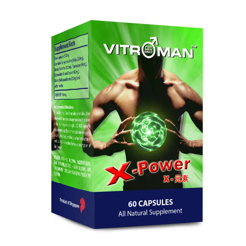 SALE! Vitroman X-Power (use before Sep 2025) - Energy Booster, Toner Muscle
