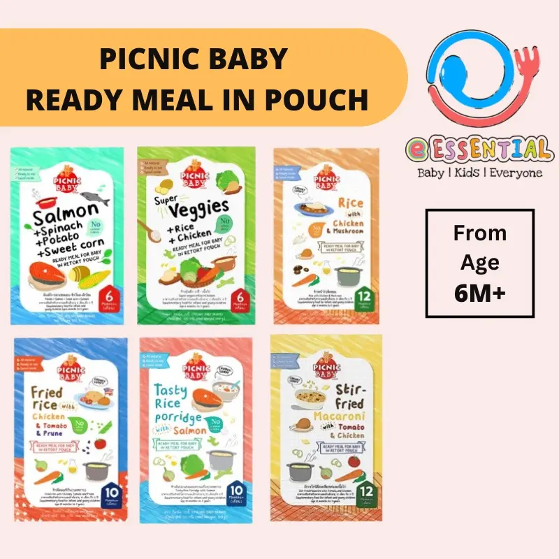 Picnic Baby Instant Ready to Eat Food in Retort Pouch - Porridge / Halal