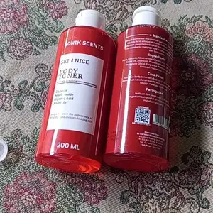 SONIK SCENTS SKIN NICE BODY TONER MERAH 200 ML Glycerin, Niacinamide, Glycolic Acid, allantoin