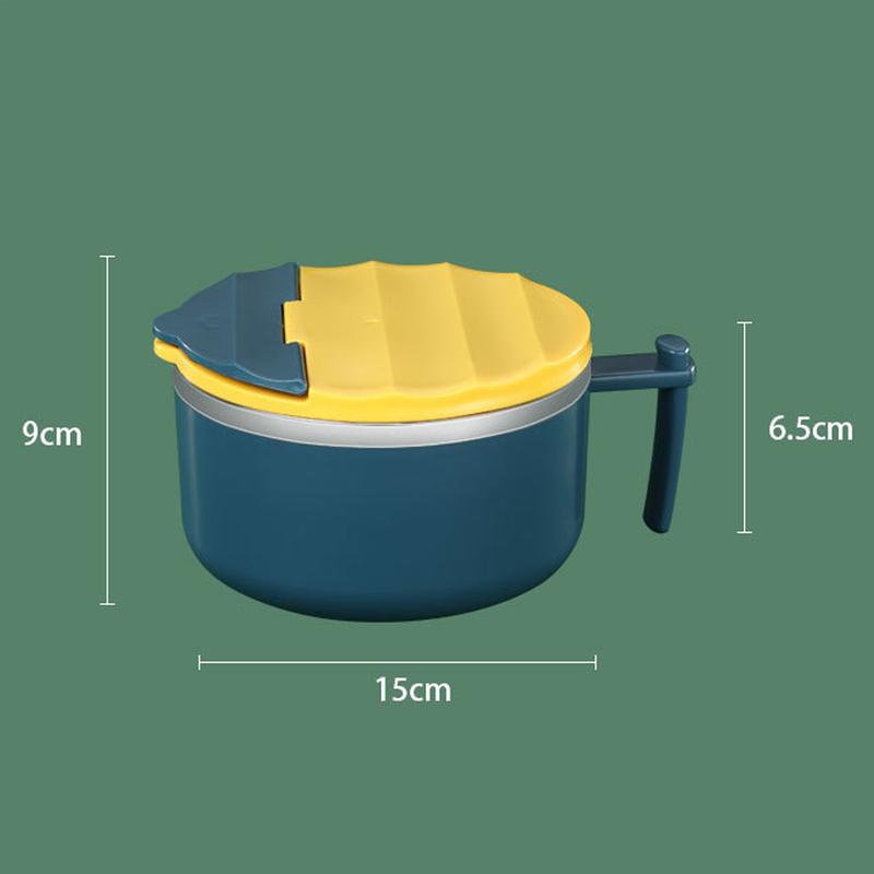 Product Introduction of COLUMBIA  Mangkok Soup Stainless Steel 304 Anti Panas Mangkuk Sup Portable Bowl Stainless/Mangkuk mie instan/mangkuk nasi / grosir alat dapur / tempat bekal makanan / kotak bekal / lunch box/mangkok Kitchenware tempat bekal aesthetic ala korea 15