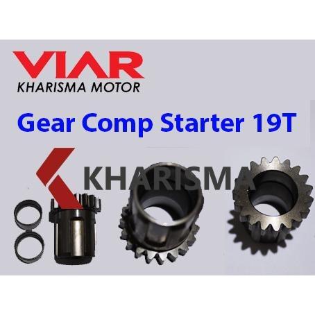 Gambar Gear Comp Starter 19T Viar Karya KARYA 150 200CC VIX R 150 turun mesin Y-GEAR COMP STARTER KARYA VIAR KARYA OIL COOLANT Kode part 23520-S15-000 dari VIAR KHARISMA MOTOR Kota Yogyakarta Tokopedia