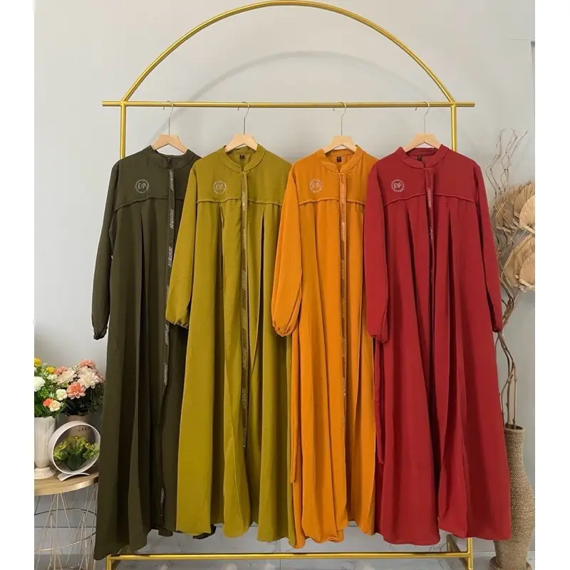 Gamis Maxi Cricle Airflow gamis wanita premium Muslim Crinkle dasar 5