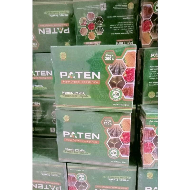 PUPUK PATEN ORGANIK (Sepasang) | Masing-Masing Satu Box Isi 24 Shacet 3
