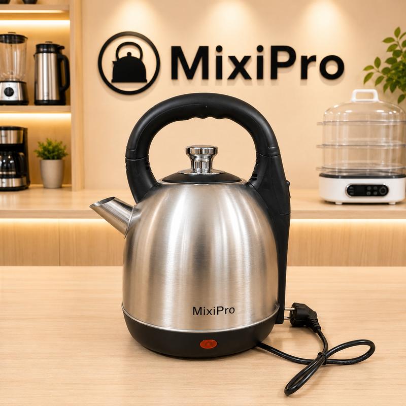Ấm Siêu Tốc MixiPro - Inox 5 Lít – Công Suất 1800W, Tự Ngắt Khi Sôi, Bảo Hành 12 Tháng