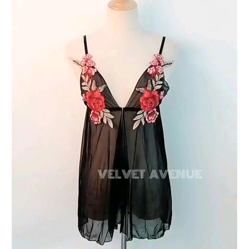 Velvet Avenue - Sexy Lingerie Dress 5116 Baju Tidur Lingeri Malam Wanita Seksi Cantik Hantaran Nikah 1