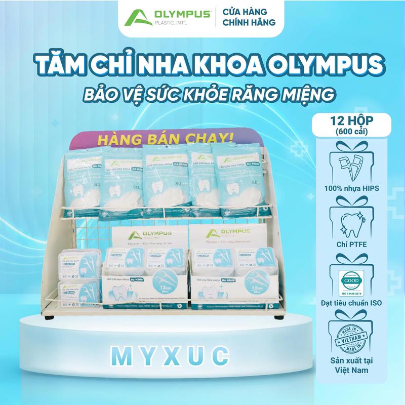 {CHÍNH HÃNG} 12 Hộp 600c Tăm chỉ nha khoa OLYMPUS made in VIETNAM chinhakhoa