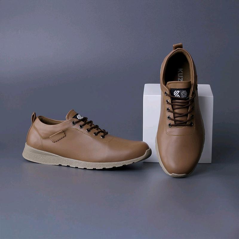 sepatu semi formal pria sepatu cowo sepatu formal Casual Hitam Kerja Shoes 9