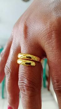 Product Review of CINCIN ULAR TERBUAT DARI KOIN ASLI ANTI LUNTUR ANTI KARAT from A**t 0