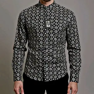 ASB Baju Pria Dewasa Koko Bordir Brokat Kemko Shoba Kemeja Batik Busana muslim Premium Quality Atasan Lengan Panjang Terbaru