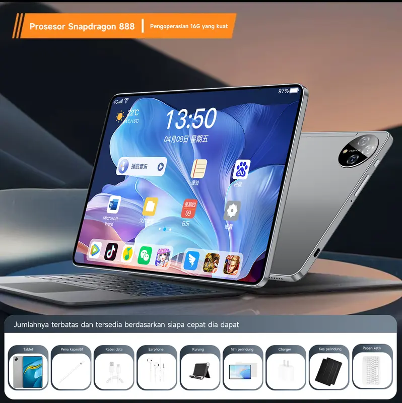 2025 5G matepad H13 Pro 10.3 inci Tablet [16GB + 1TB] Saya mirip dengan pengalaman profesional PC 1 120HZ OLED layar sudut pandang penuh warna nyata super tipis 2